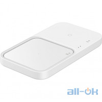 Бездротовий зарядний пристрій Samsung 15W Wireless Charger Duo with TA White (EP-P5400TWRGRU)