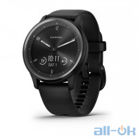 Смарт-годинник Garmin Vivomove Sport Black Case and S. Band w. Slate Accents (010-02566-00)