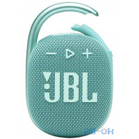 Портативна колонка JBL Clip 4 Teal (JBLCLIP4TEAL) 