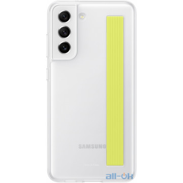 Чохол Samsung Clear Strap Cover для Samsung Galaxy S21 FE (EF-XG990CWEGRU) White