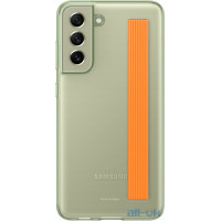 Чохол Samsung Clear Strap Cover для Samsung Galaxy S21 FE (EF-XG990CMEGRU) Olive Green 