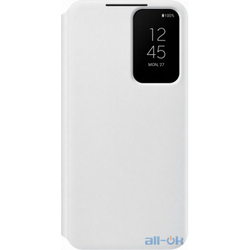 Чохол-книжка Samsung Smart Clear View Cover для Samsung Galaxy S22 (EF-ZS901CWEGRU) White