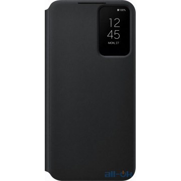 Чохол-книжка Samsung Smart Clear View Cover для Samsung Galaxy S22 Plus (EF-ZS906CBEGRU) Black