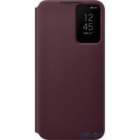 Чохол-книжка Samsung Smart Clear View Cover для Samsung Galaxy S22 Plus (EF-ZS906CEEGRU) Burgundy
