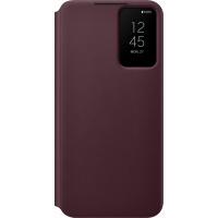 Чохол-книжка Samsung Smart Clear View Cover для Samsung Galaxy S22 Plus (EF-ZS906CEEGRU) Burgundy