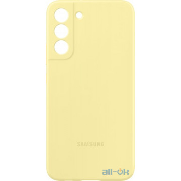 Чохол Samsung Silicone Cover для Samsung Galaxy S22 Plus (EF-PS906TYEGRU) Butter Yellow 