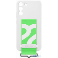 Чохол Samsung Silicone with Strap Cover для Samsung Galaxy S22 Plus (EF-GS906TWEGRU) White 