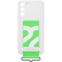 Чохол Samsung Silicone with Strap Cover для Samsung Galaxy S22 Plus (EF-GS906TWEGRU) White 