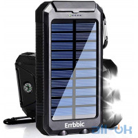 Зовнішній акумулятор (Power Bank) Errbbic Solar Charger 20000mAh на сонячній батареї Waterproof
