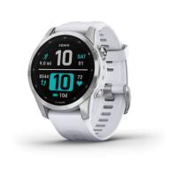 Смарт-годинник Garmin Fenix 7S Silver with Whitestone Band (010-02539-02/03)
