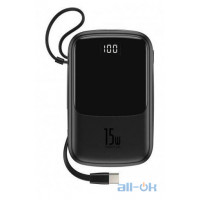 Зовнішній акумулятор (Power Bank) Baseus Qpow 10000 mAh Black (PPQD-A01)