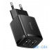 Мережевий зарядний пристрій Baseus Compact Charger 2U на 10.5W (CCXJ010201) Black — інтернет магазин All-Ok. фото 1