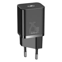 Мережевий зарядний пристрій Baseus Super Si Quick Charger 1C на 25W (CCSP020101) Black