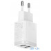 Мережевий зарядний пристрій Baseus Compact Charger 2U на 10.5W (CCXJ010202) White — інтернет магазин All-Ok. фото 1