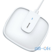 Бездротовий зарядний пристрій USAMS US-CD159 W1 Extra-thin Magnetic Fast Wireless Charger 15W White (CD159DZ02)
