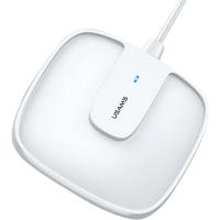 Бездротовий зарядний пристрій USAMS US-CD159 W1 Extra-thin Magnetic Fast Wireless Charger 15W White (CD159DZ02)