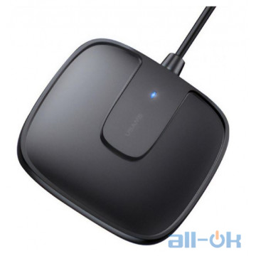 Бездротовий зарядний пристрій USAMS US-CD159 W1 Extra-thin Magnetic Fast Wireless Charger 15W Black (CD159DZ01)