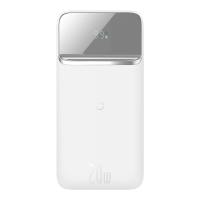 Зовнішній акумулятор MagSafe (10000mAh, 20W) Baseus Magnetic Wireless Fast Charging Power Bank 2022 Edition White (PPCX010102)