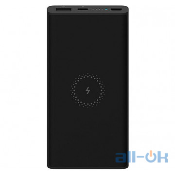Зовнішній акумулятор (Power Bank) Xiaomi Mi 10W Wireless Power Bank 10000mAh Black (BHR5460GL)