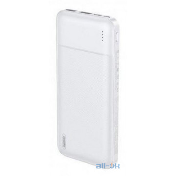 Зовнішній акумулятор (Power Bank) REMAX Lango Series 10000mAh 2USB Power Bank RPP-96 White 