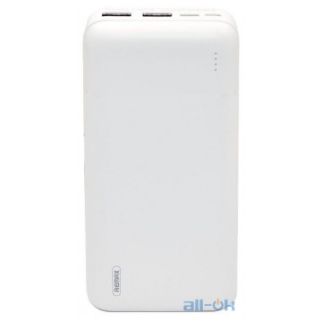 Зовнішній акумулятор (Power Bank) REMAX Lango 20000mAh RPP-166 White