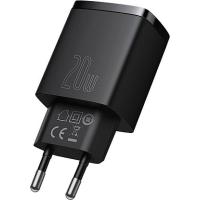 Мережевий зарядний пристрій Baseus Compact Quick Charger U+C 20W Black (CCXJ-B01)