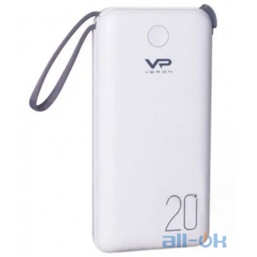Зовнішній акумулятор (Power Bank) Veron VR962 20000mAh 20W White