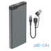 Зовнішній акумулятор Power bank 4Smarts VoltHub Pro 10000mAh 22.5W Black with Quick Charge, PD gunmetal — інтернет магазин All-Ok. фото 1