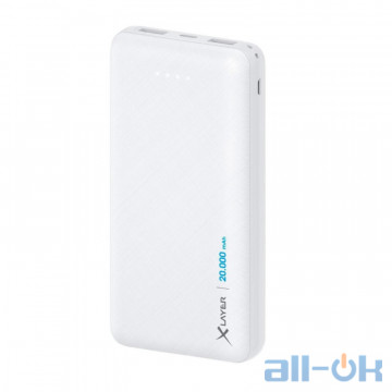 Зовнішній акумулятор (Power Bank) XLayer Micro 20000mAh White (217286;PB930500)
