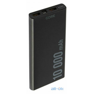 Зовнішній акумулятор (Power Bank) Forever Core SPF-01 PD + QC 10000 mAh 18W Black