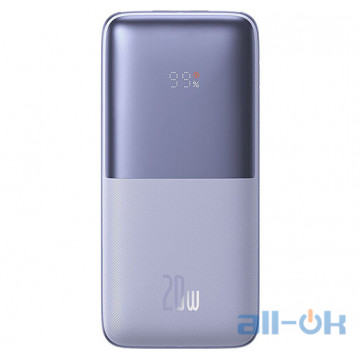 Зовнішній акумулятор (Power Bank) Baseus Bipow Pro Digital Display 20W 10000 mAh Violet (PPBD040105)