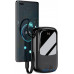 Зовнішній акумулятор (Power Bank) Baseus Power Bank 20000mAh з USB-C Cable Q Pow Display 22.5W Black (PPQD-I01) — інтернет магазин All-Ok. фото 3