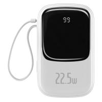 Зовнішній акумулятор (Power Bank) Baseus Power Bank 20000mAh з USB-C Cable Q Pow Display 22.5W White (PPQD-I02)