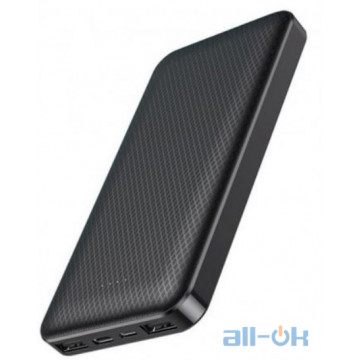 Зовнішній акумулятор (Power Bank) Borofone BJ3 Minimalist 10000 mAh Black