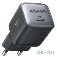 Мережевий зарядний пристрій Anker 711 Nano II-30W PowerIQ3. 0 Black (A2146)