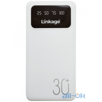 Зовнішній акумулятор (Power Bank) Linkage LKP-30 15w 30000 mAh White 