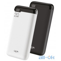 Зовнішній акумулятор (Power Bank) Link-Tech LT20 20000 mAh White