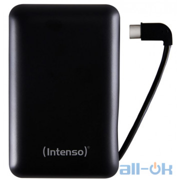 Зовнішній акумулятор (Power Bank) Intenso XC10000 1xUSB-C, 1xUSB-A 10000mAh Black (7314530)