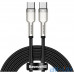 Кабель USB Type-C Baseus Cafule Series Metal Data Cable Type-C to Type-C 100W 2m Black (CATJK-D01) — інтернет магазин All-Ok. фото 3