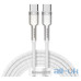 Кабель USB Type-C Baseus Cafule Metal Type-C to Type-C 1m White (CATJK-C02) — інтернет магазин All-Ok. фото 3