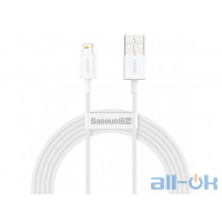 Кабель Lightning Baseus Superior Series Fast Charging Lightning 2m White (CALYS-C02)