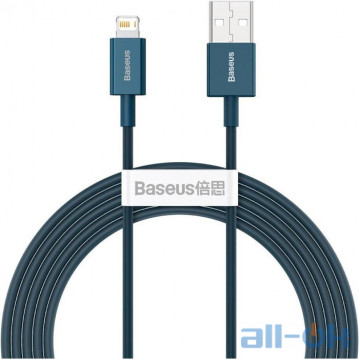 Кабель Lightning Baseus Superior Series Fast Charging Lightning 2m Blue (CALYS-C03)