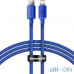Кабель Lightning Baseus USB Type C to Lightning Crystal Shine Series 20W 1.2m Blue (CAJY000203)  — інтернет магазин All-Ok. фото 3