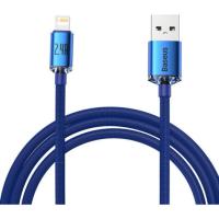 Кабель Lightning Baseus Crystal Shine Series Fast Charging Data Cable USB to Lightning 1.2m Blue (CAJY000003)