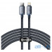 Кабель Lightning Baseus USB Type-C to Lightning Crystal Shine Series 20W 2m Black (CAJY000301) — інтернет магазин All-Ok. фото 2