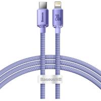 Кабель Lightning Baseus USB Type-C to Lightning Crystal Shine Series 20W 2m Purple (CAJY000305)