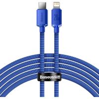 Кабель Lightning Baseus Crystal Shine Series Fast Charging Data Cable Type-C to Lightning 2m Blue (CAJY000303)