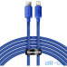 Кабель Lightning Baseus Crystal Shine Series Fast Charging Data Cable Type-C to Lightning 2m Blue (CAJY000303) — інтернет магазин All-Ok. фото 3