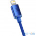 Кабель Lightning Baseus Crystal Shine Series Fast Charging Data Cable Type-C to Lightning 2m Blue (CAJY000303) — інтернет магазин All-Ok. фото 1