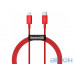 Кабель Lightning Baseus Superior Series Fast Charging Type-C to Lightning PD 20W 2m Red (CATLYS-C09) — інтернет магазин All-Ok. фото 2